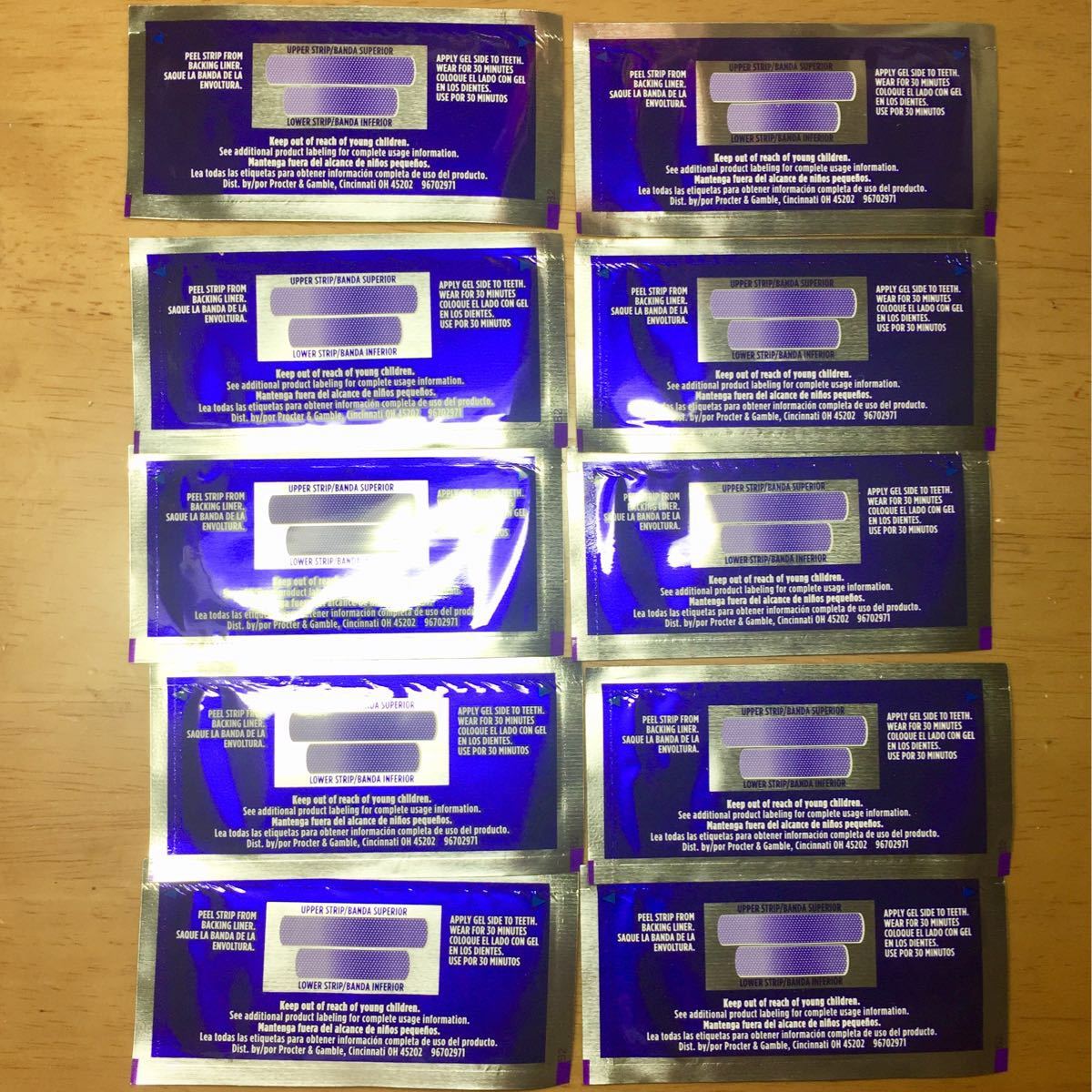 クレスト 3D ホワイトニングシート 10袋_2