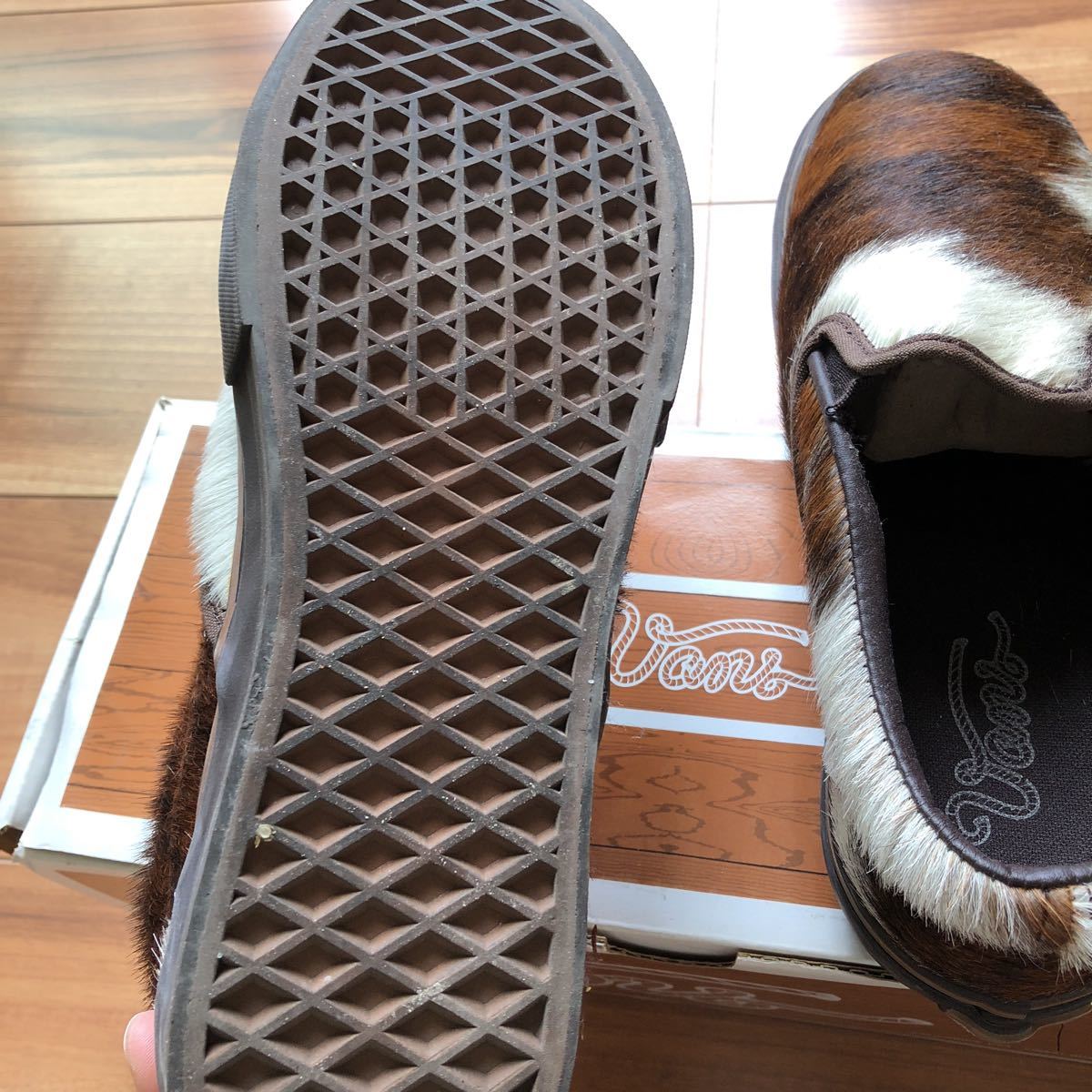 VANS ハラコ スリッポン バンズ レア スリッポン VANS ハラコ レザー 