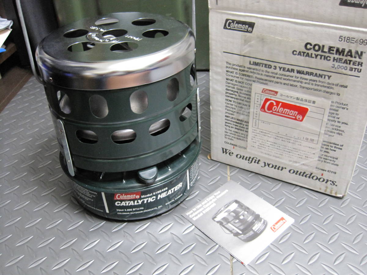 Coleman コールマン CATALYTIC HEATER 3，000 BTY ☆未使用