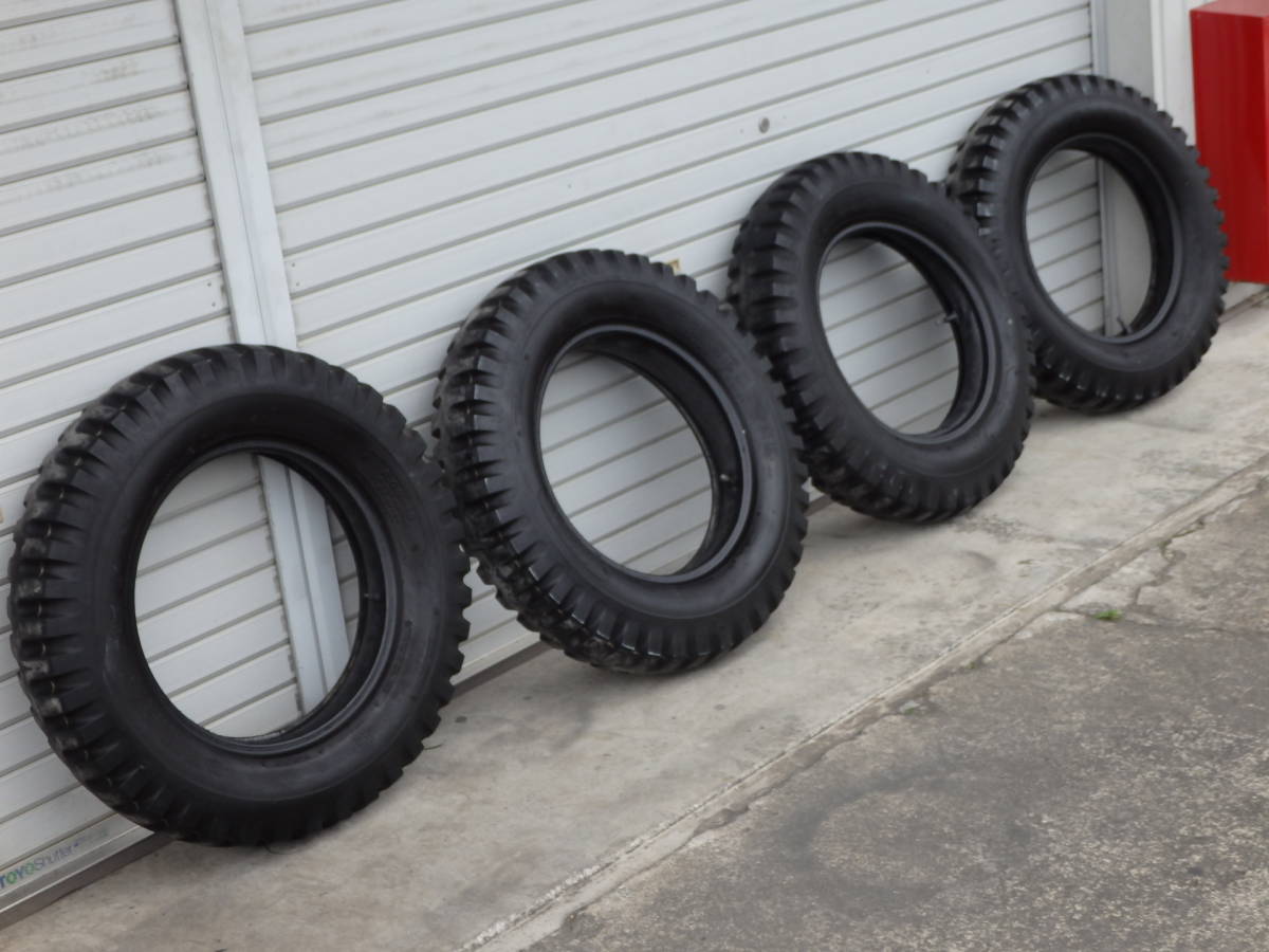 ブリジストン　ゲタ山タイヤ　6.00－16　中古　4本セット　ジムニー　ジープ等