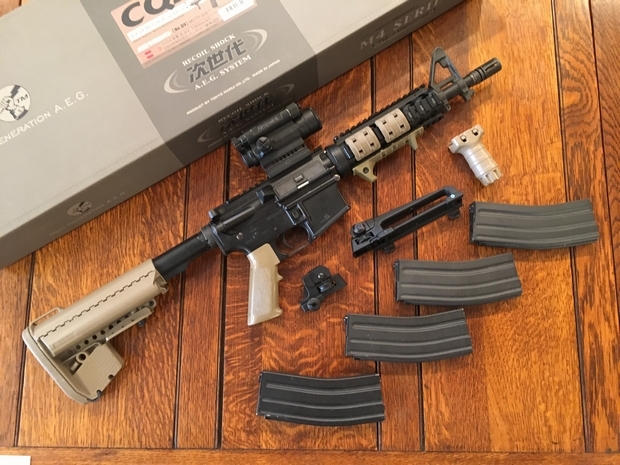 東京マルイ次世代電動ガンCQB-R ジャンク おまけ付き（東京マルイ】次 