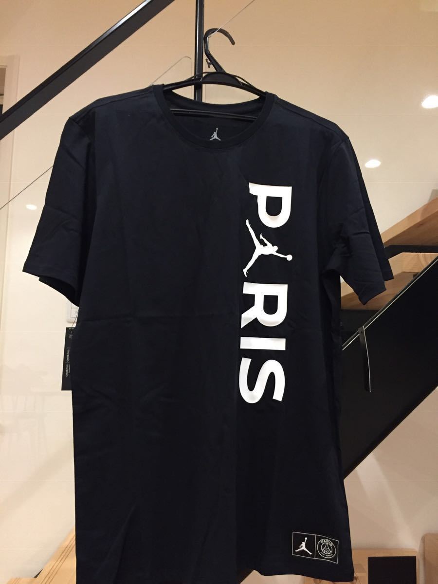 【新品Lサイズ】パリ・サンジェルマン×エア・ジョーダン Tシャツ NIKE JORDAN X PARIS SAINT-GERMAIN