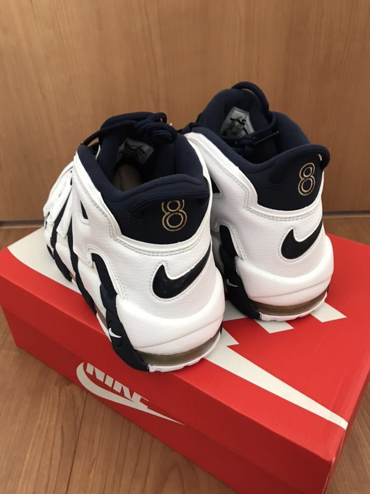 黒タグ付き 国内正規品 28cm NIKE AIR MORE UPTEMPO OLYMPIC/ナイキ 