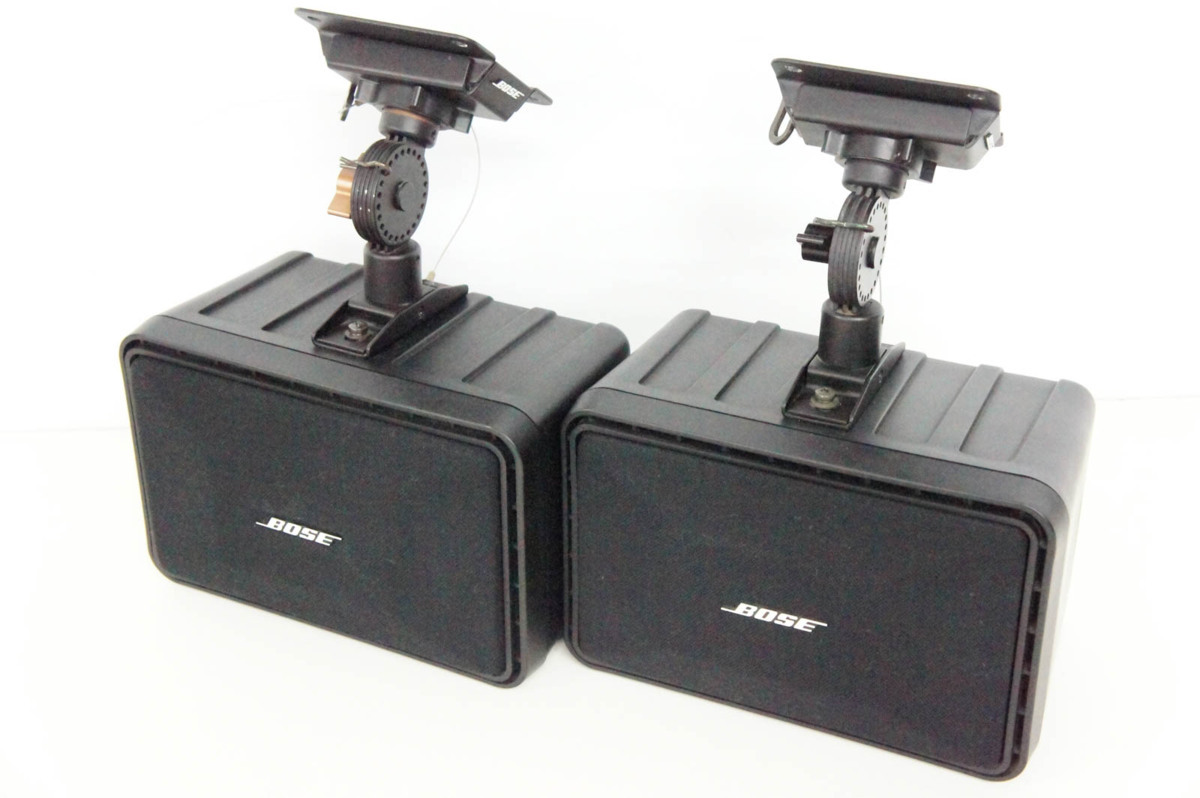 BOSE 101 MM スピーカー左右セット(連番) 天井吊りブラケット付 BOSE