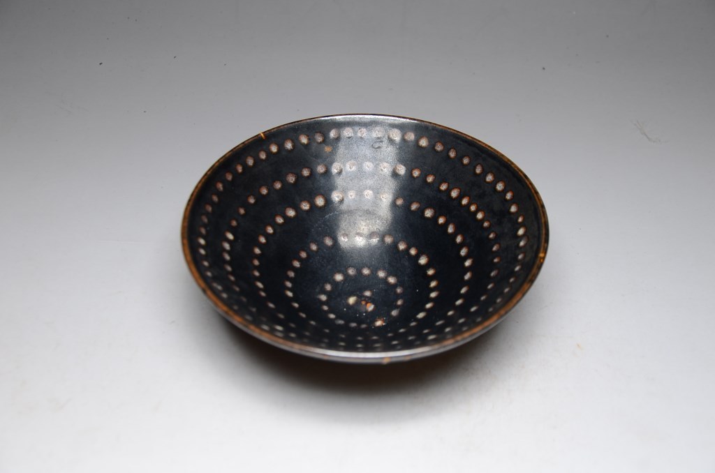 南宋 中国 吉州窯 玳玻天目茶碗 時代箱付 -吉州窯の中古品・新品・未