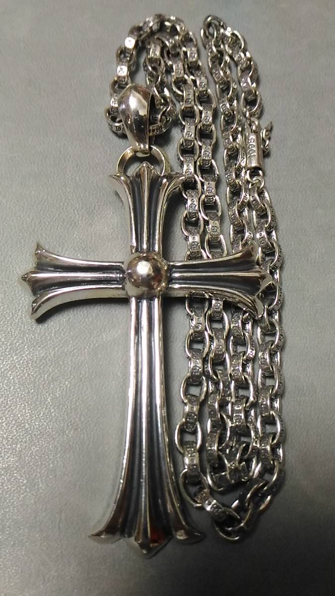 CHROME HEARTS ラージCHクロスwithベイルペーパーチェーンセット