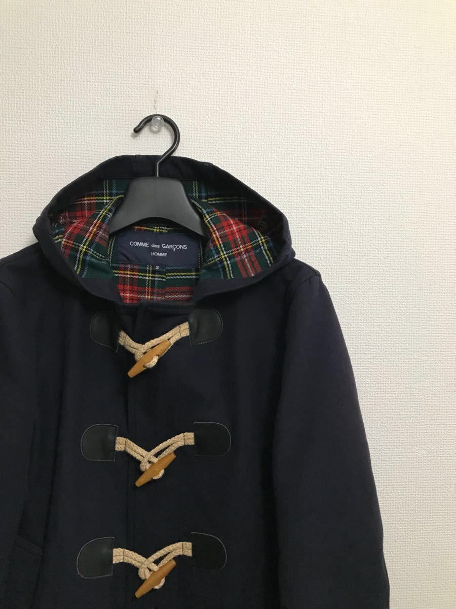 美品 AD2006 コムデギャルソンオム ダッフルコート ネイビー 紺