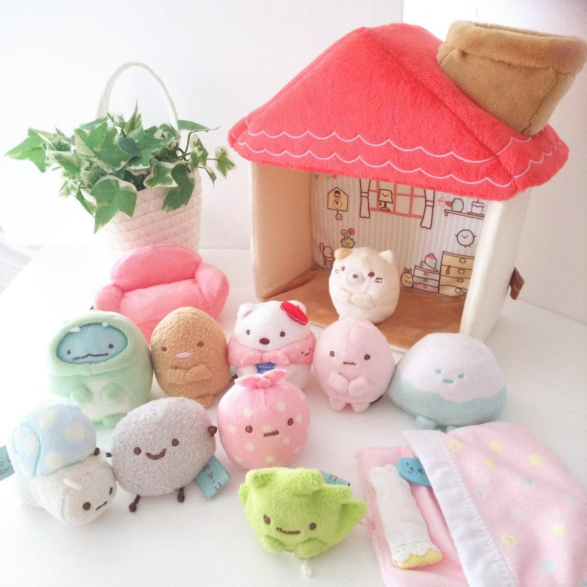てのりぬいぐるみ すみっコぐらし すみっコハウス おふとん まとめ売り