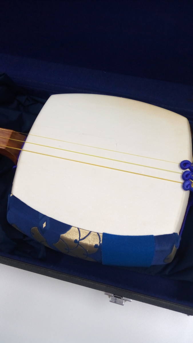 三味線 和楽器 ハードケース付 バチ 現状品 年代物 楽器 【公式通販】