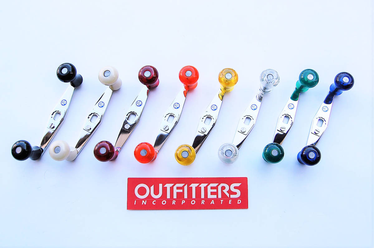 OUTFITTERS POW'R 90mm HANDLE 強化ステンレス リテーナー付き - POW ブティック商品 Yahoo!オークション アウトフィッターズ CRANK 80mmパワークランク パワークランク リテーナー ロング