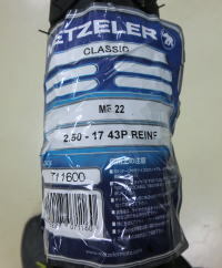 メッツラー ME22　 2.50-17 43P 新品２本_1
