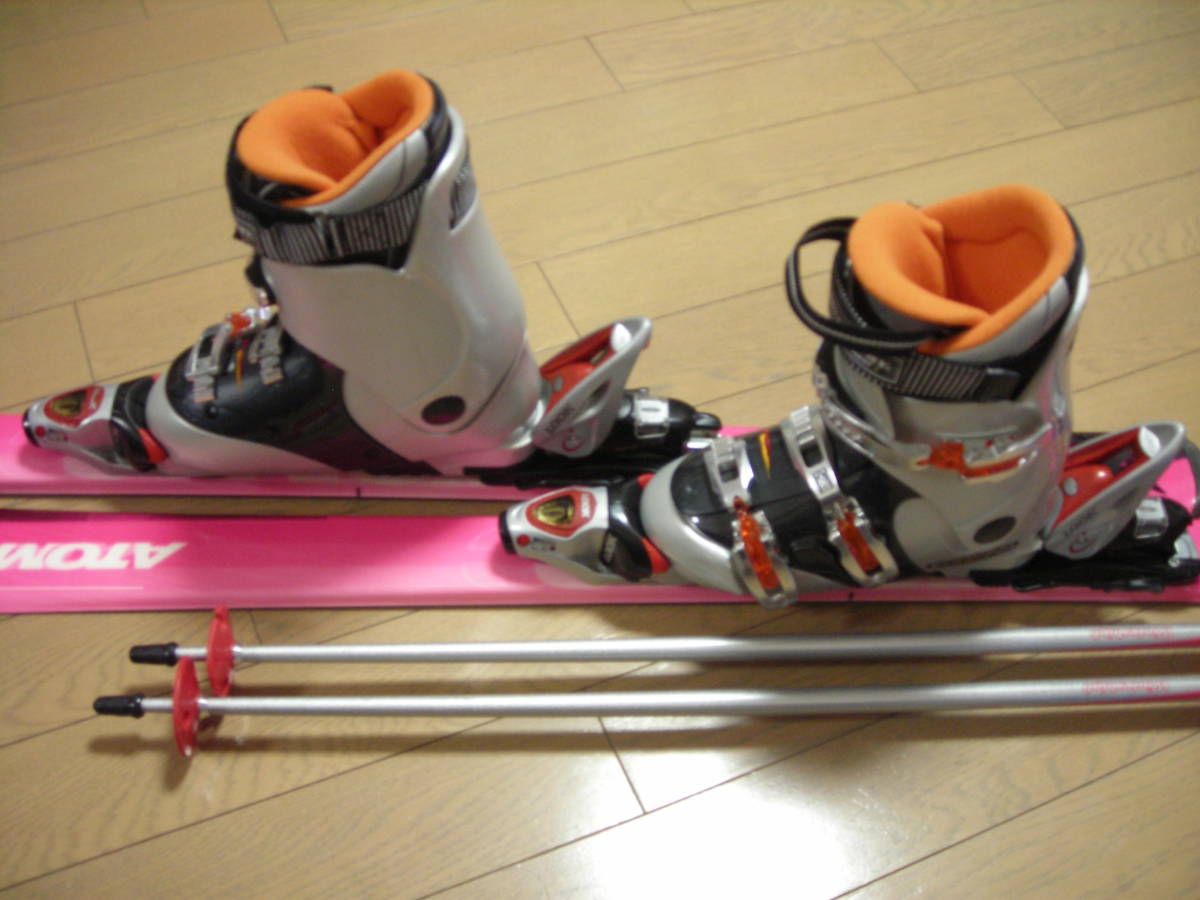 カービングスキー セット☆板・150cm/ブーツ・23-23.5cm☆USED