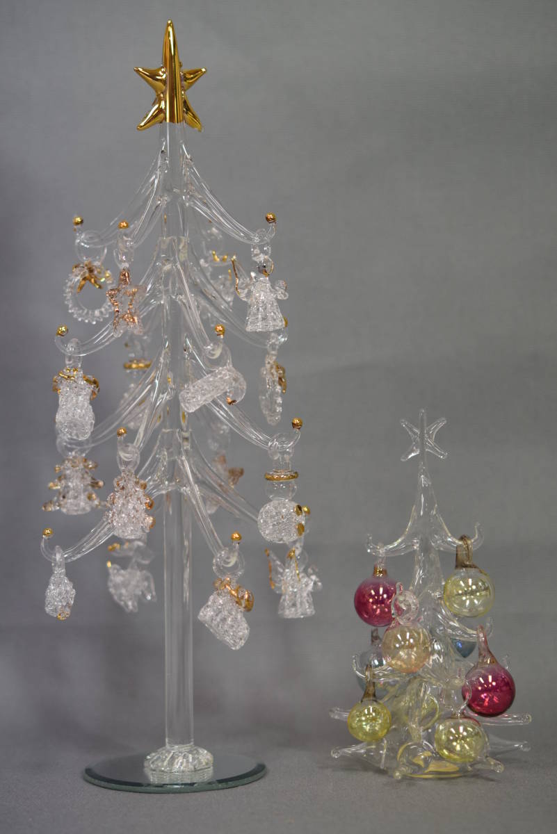 Murano ムラーノガラス クリスマスツリー イタリア製 希少ベネチアン