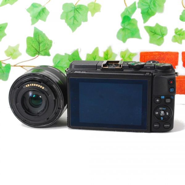◇極美品＆自撮り＆スマホ転送◇キヤノン EOS M3 レンズキット
