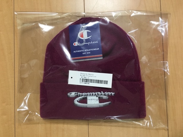 Supreme/Champion 3D Metallic Beanie シュプリーム チャンピオン 3D メタリック ビーニー Purple 紫 国内正規品 コラボ