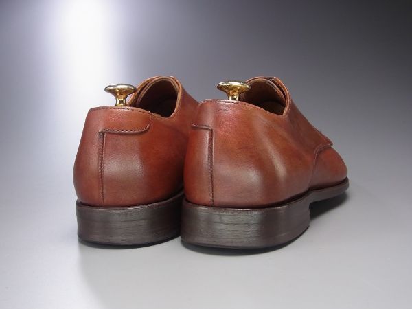 W4377アメリカ製*アレンエドモンズ*Powell/パウエル/Uチップ/エプロンダービー/レザーシューズ/ドレスシューズ/ビジネスシューズ/革靴/茶 Allen Edmonds (アレンエドモンズ) × エドモンズ）の定番からレアものまで人気 8D貴重☆カントリーブーツ&frasl;Dalton