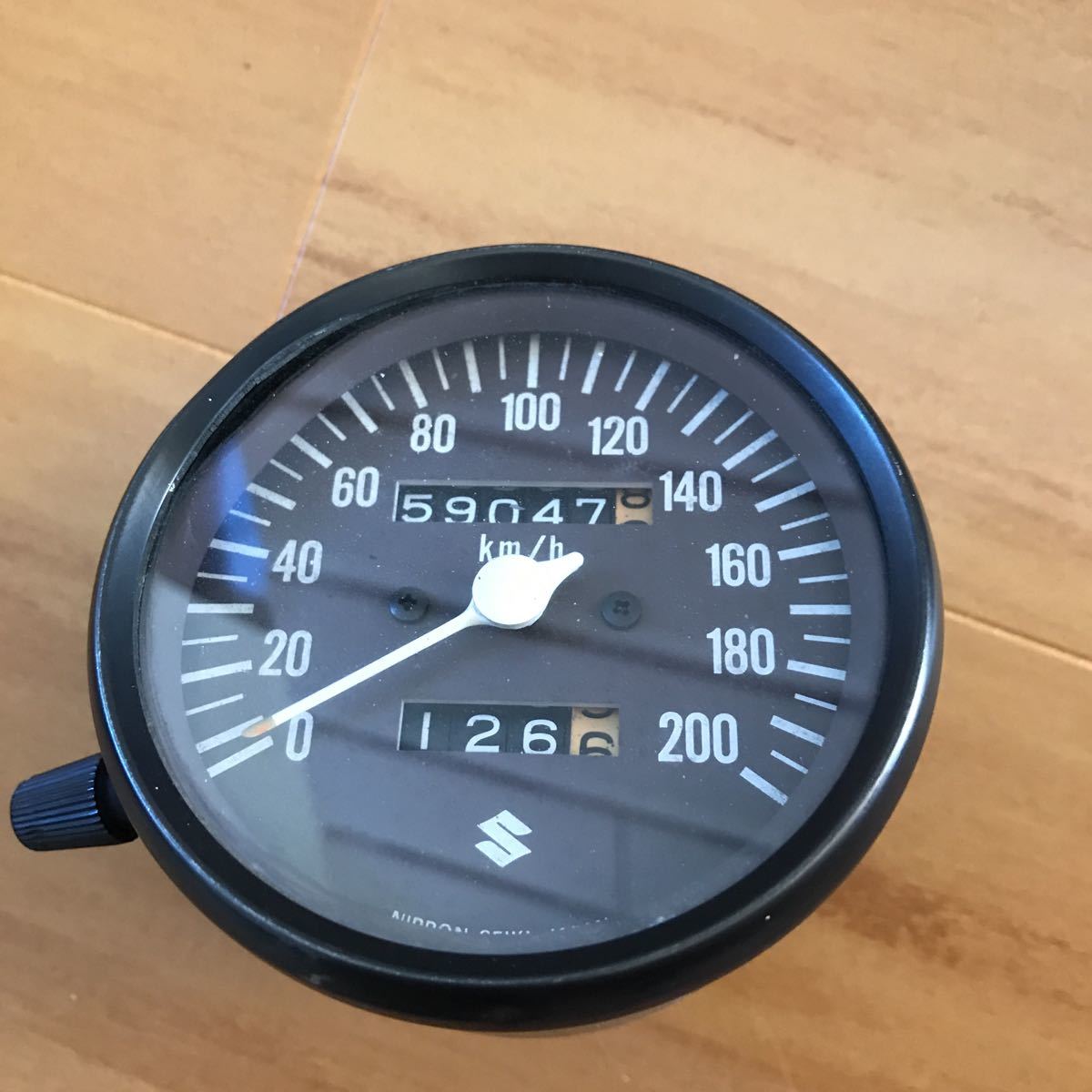 SUZUKI GS400 スピードメーター 200キロ タコメーター GSX400E GS400
