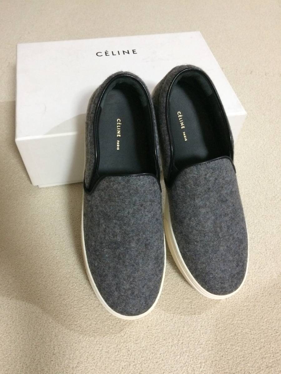 CELINE セリーヌ フィービー期 スニーカー CELINE（スリッポン&frasl;モカシン）のフリマアイテム一覧 エコスタイル セリーヌ スケーター★ フィービーcelineスリッポンPhoebeシューズ