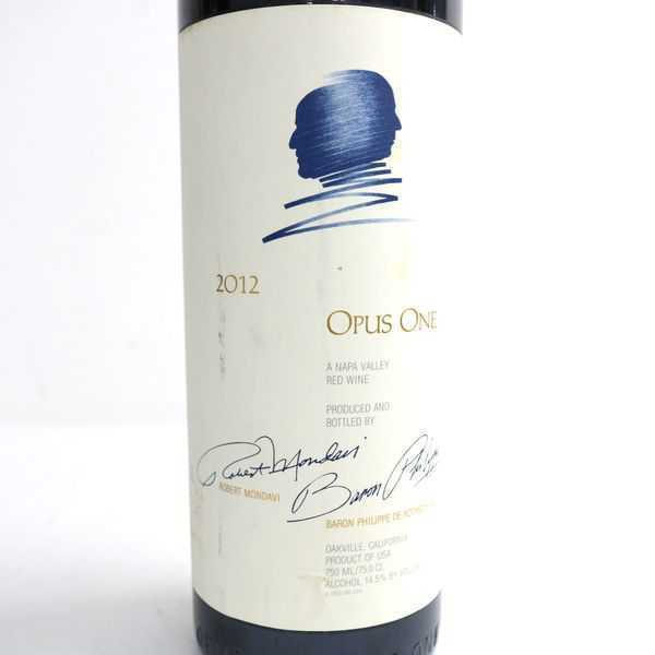 ☆OPUS ONE（オーパスワン）2012 ※ラベル難 T8J1834 750ml オーパス