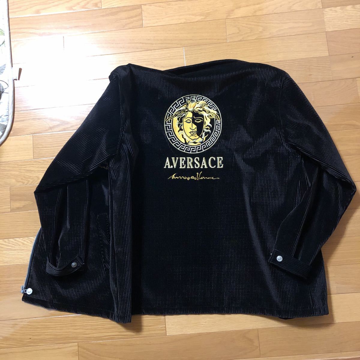 ヴェルサーチ A.VERSACE コーデュロイジャケット(テーラードジャケット 