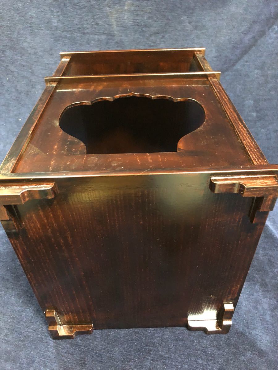 新品】茶棚 茶道具 こげ茶 茶道具 棚 秋泉棚（並）淡々斎好写 | 裏