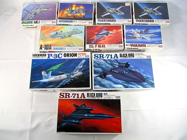 アリイ　戦闘機セット アリイ 1/144【ジャギュア GR.1・三菱F-1戦闘機・ロッキードSR71-Aなど