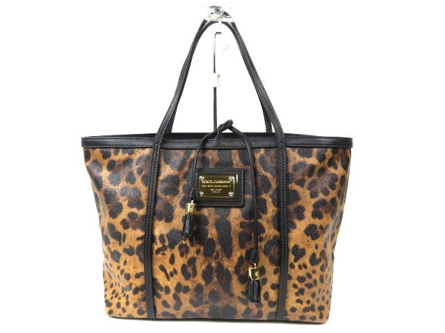 DOLCE&GABBANA ドルチェ&ガッバーナ トートバッグ 豹柄 Dolce