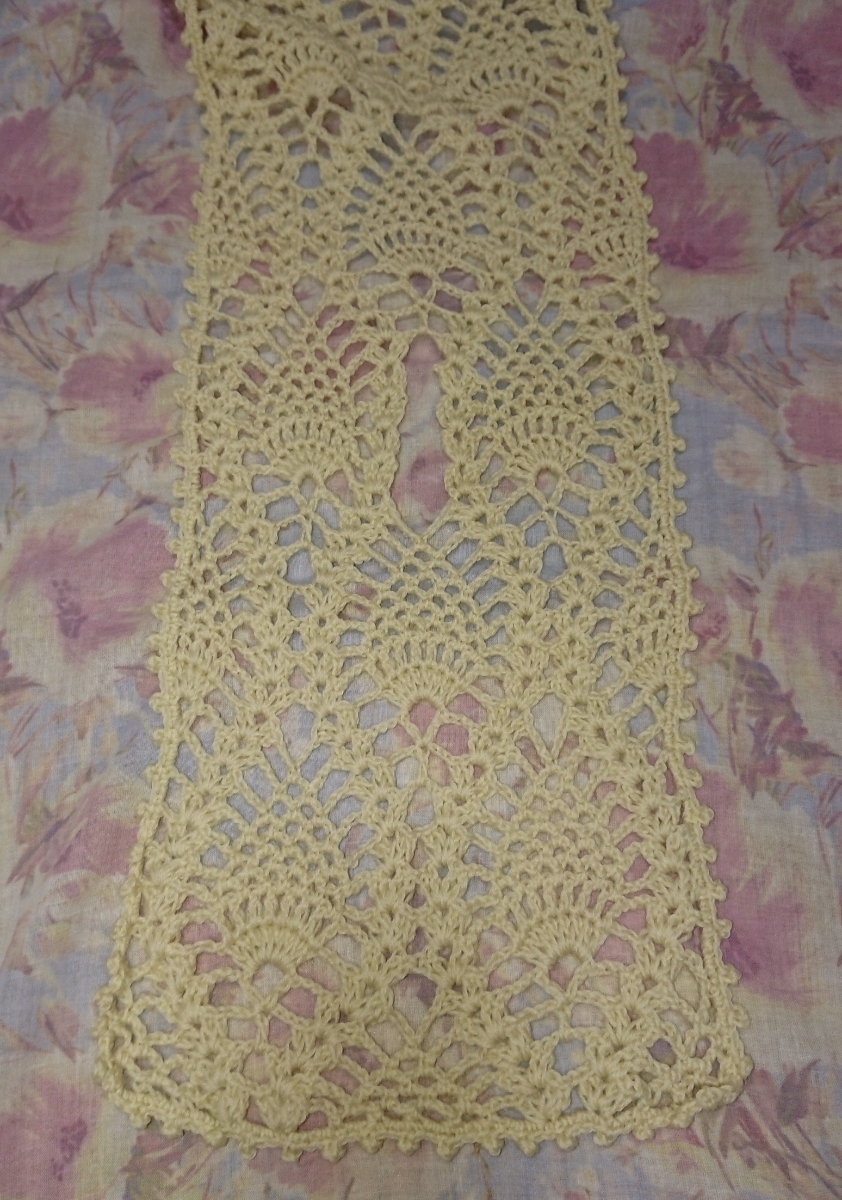 ハンドメイド ミニマフラー① 手編み_3