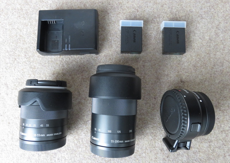 canon ミラーレス１眼カメラ　EOS M3,ダブルレンズセット他_2