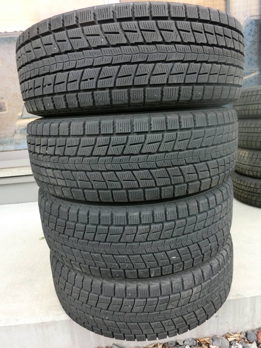 ダンロップ☆ウィンターマックスSJ8☆225/60R17☆中古4本バリ山2014年