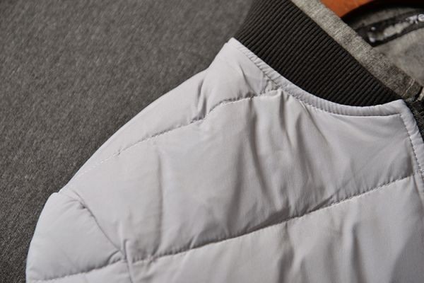 Y16YU2011秋と冬定番モデル　ダウンジャケットシリーズ　耐寒　保温　無地　グレイ　3XL