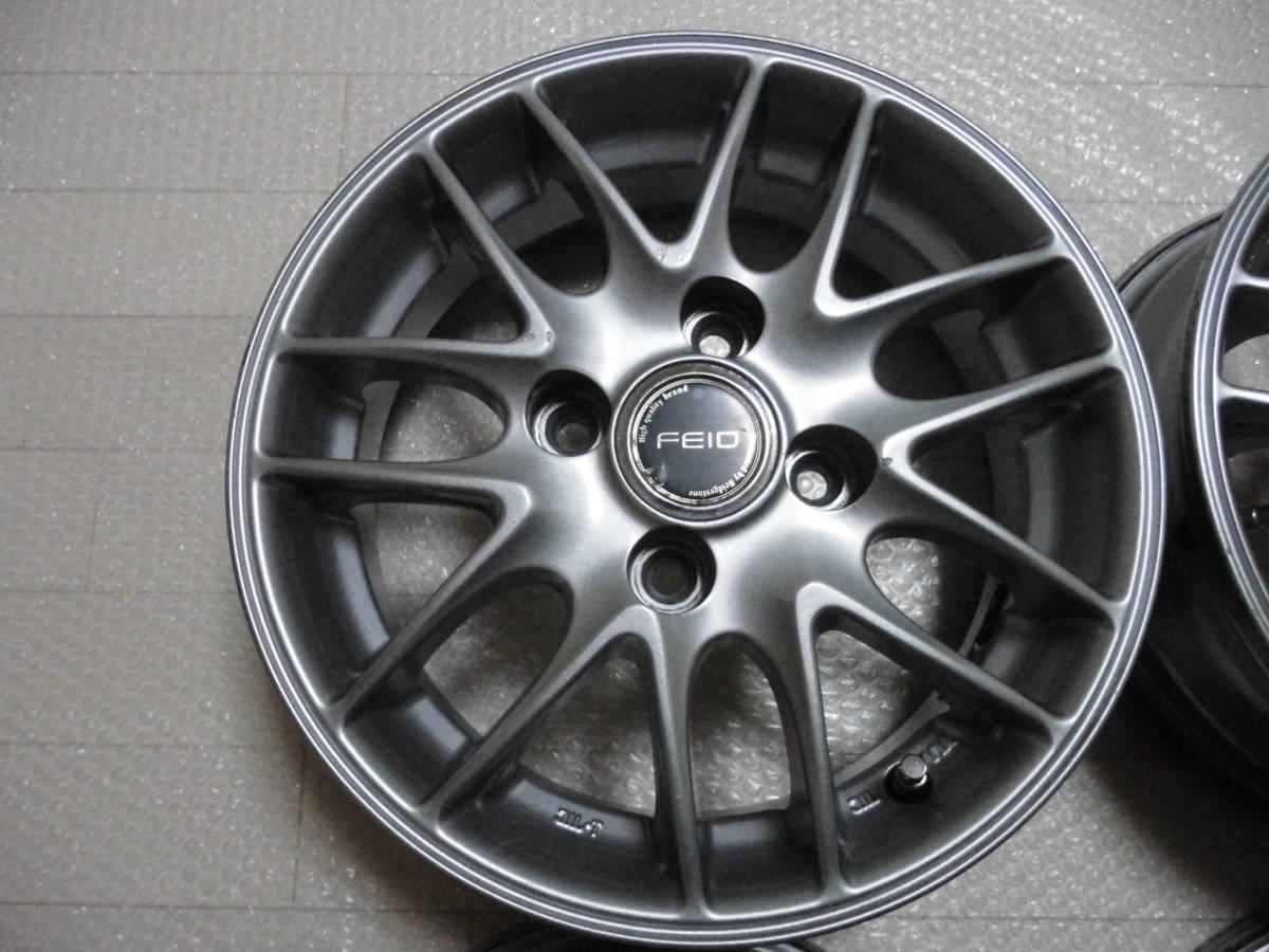 社外ホイール13インチ 4.5j +43 pcd100 21年ヨコハマタイヤ付き 【公式 