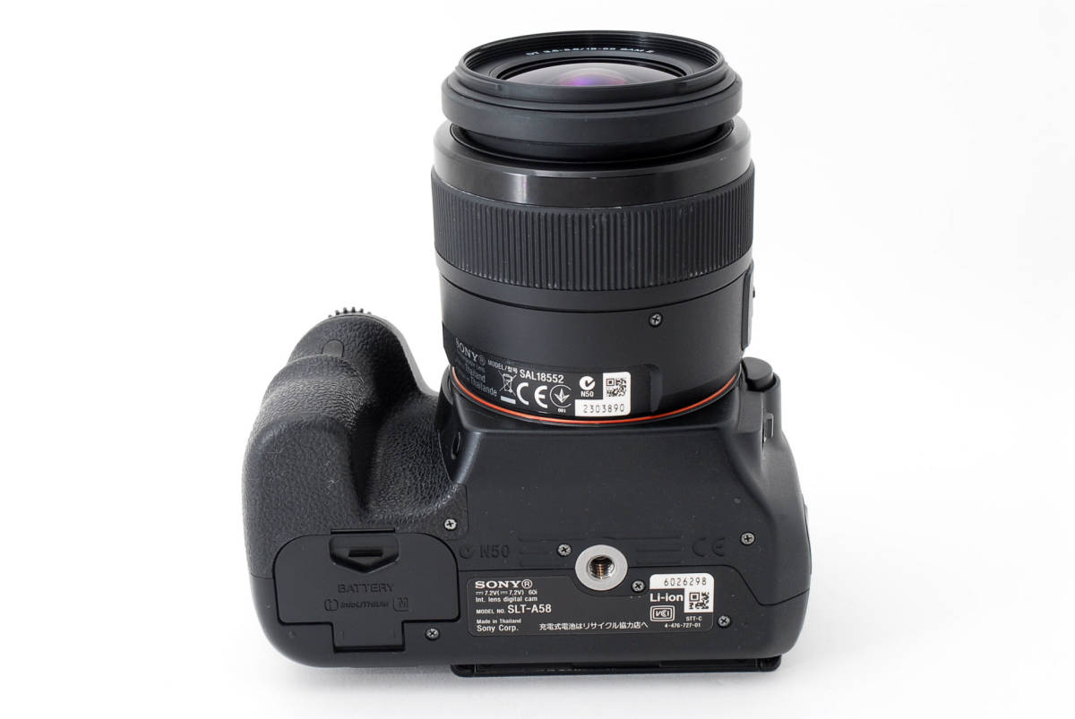 ✨入門モデル✨SONY 人気！ SONY ソニー α58 レンズキット DT 18-55