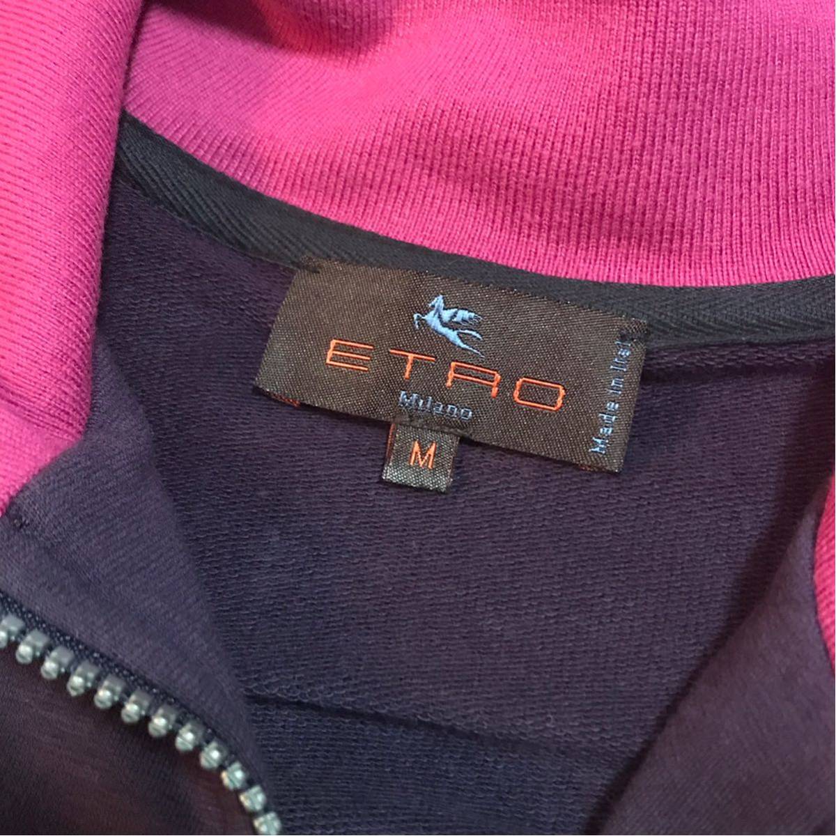 送料込！定7.8万◇ETRO エトロ◇ロゴアップリケ スウェット トラック  