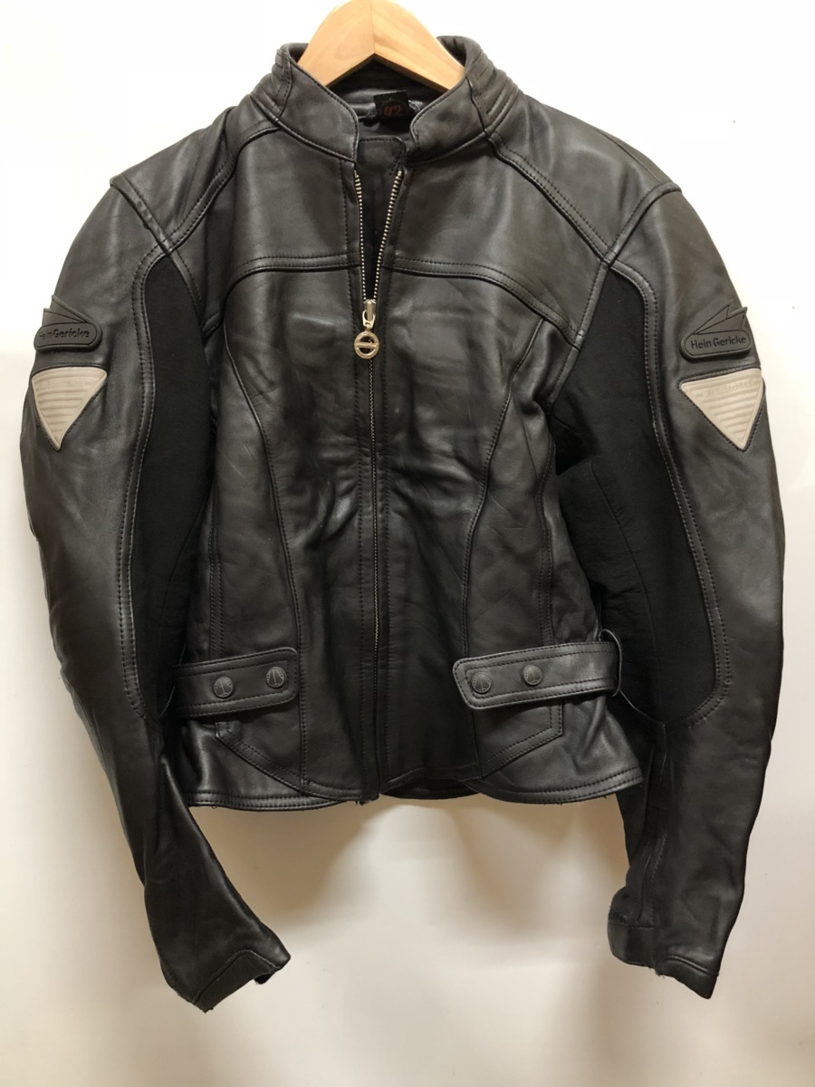 _83　13 Streetline ストリートライン レザー　ダブルライダースジャケット 本革　レア　古着 検/ダブル シングル　ヴィンテージ　サイズ42