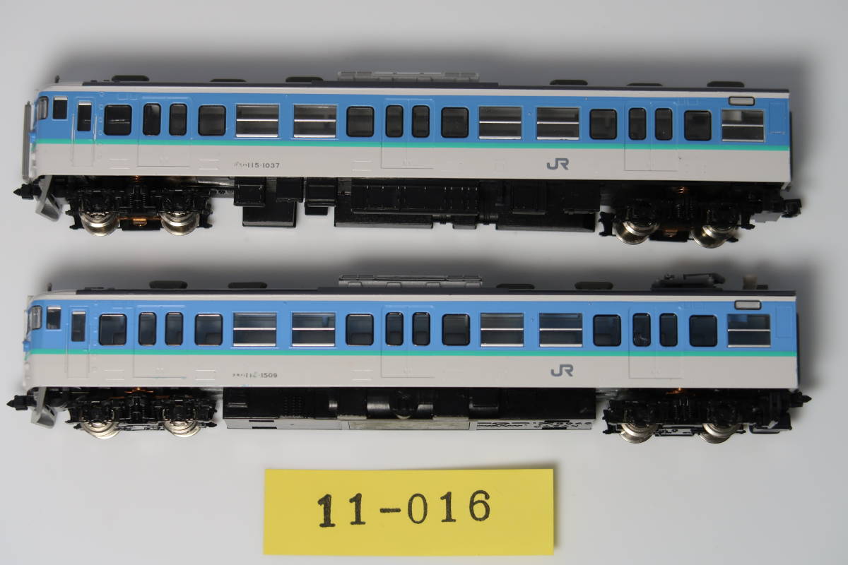 11-016 【ジャンク品まとめ】TOMIX 115系（長野色） 2両【中古品】 長野色