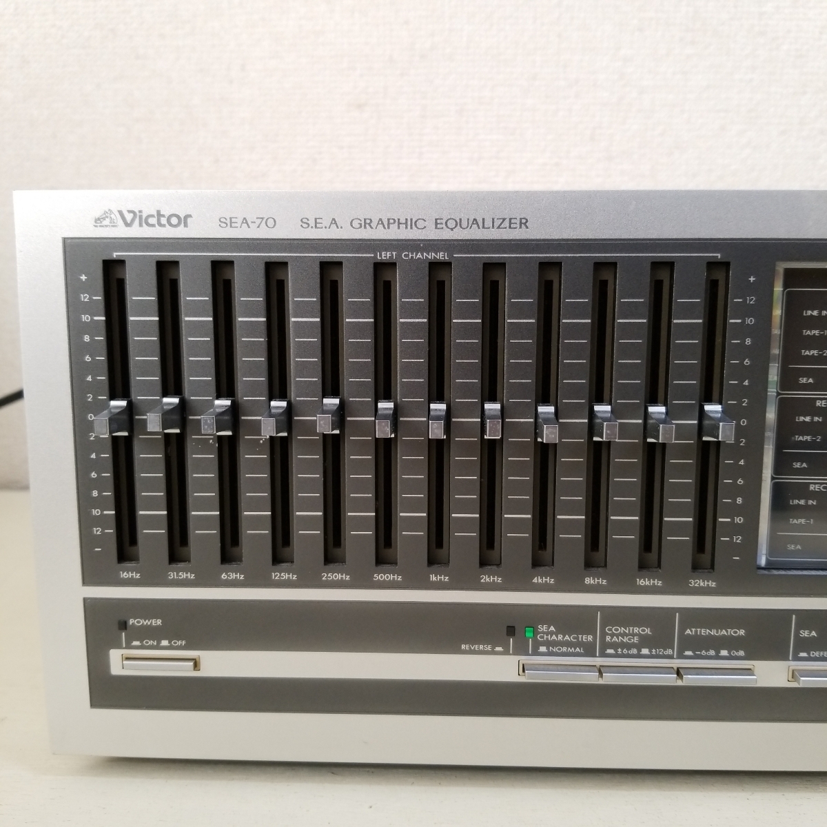 Victor ビクター グライコ グラフィックイコライザー SEA-70 通電のみ確認