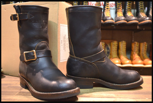 箱付 良品】VIBERG ヴァイバー 83 エンジニア ブーツ 黒 ブラック 