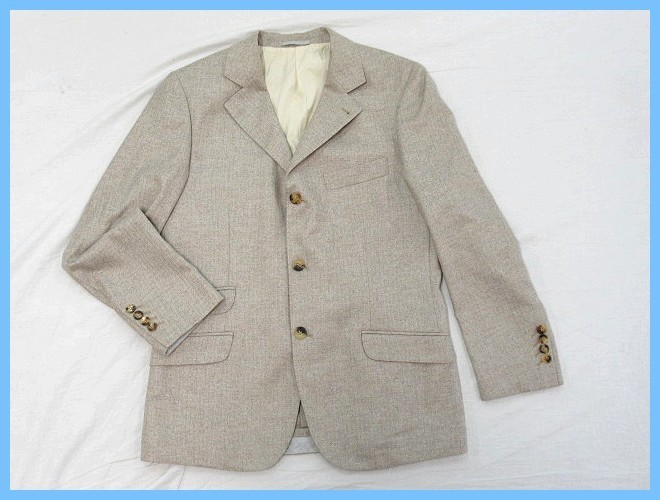 ☆1円 未使用 ブルネロクチネリ シルク混カシミヤ テーラード 