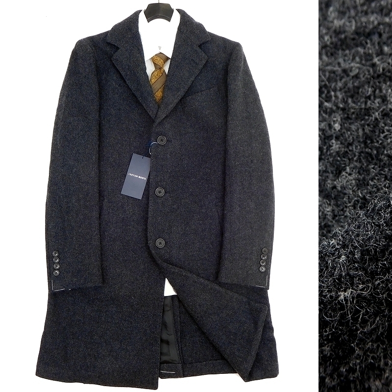 定価8 2万 秋冬物 紳士定番 オンオフ兼用 Isetan Men S 伊勢丹メンズ フランネルウール チェスターコート 46 N14 16 Mサイズ 売買されたオークション情報 Yahooの商品情報をアーカイブ公開 オークファン Aucfan Com