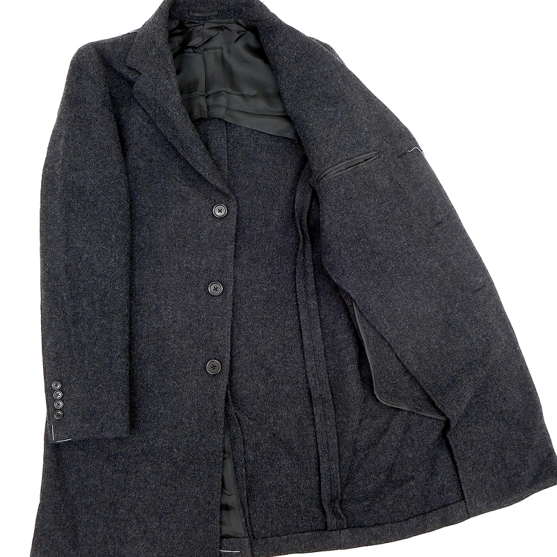 定価8 2万 秋冬物 紳士定番 オンオフ兼用 Isetan Men S 伊勢丹メンズ フランネルウール チェスターコート 46 N14 16 Mサイズ 売買されたオークション情報 Yahooの商品情報をアーカイブ公開 オークファン Aucfan Com