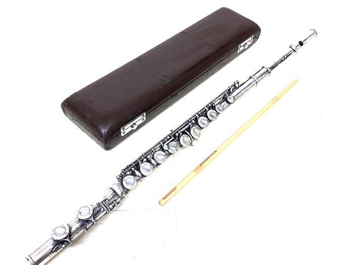 Miyazawa MS-70S リッププレート銀製 音出良好 □miyazawa flute MS-70S フルート リッププレート銀製 管体銀メッキ