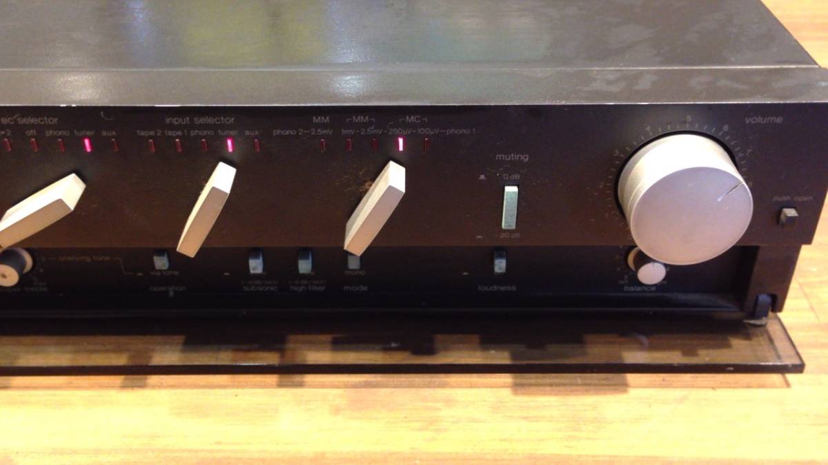 ☆1414☆Technics コントロールプリアンプ SU-A6 テクニクス Technics プリアンプ - チューナー オーディオセット