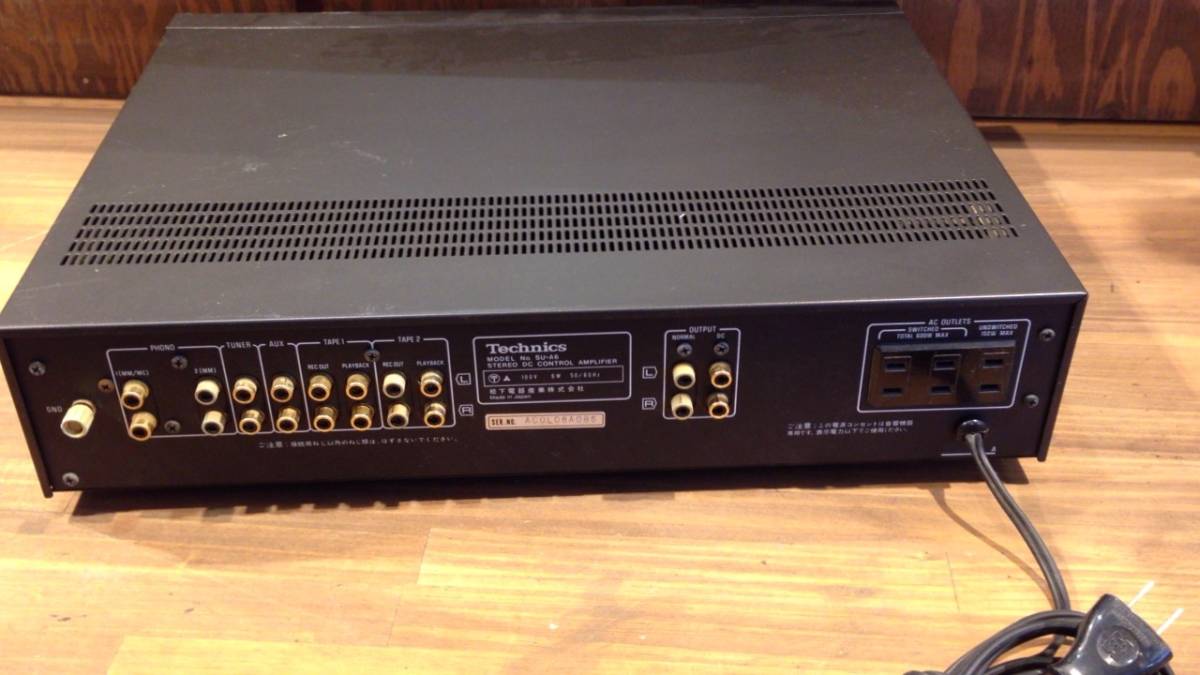 ☆1414☆Technics コントロールプリアンプ SU-A6 テクニクス Technics プリアンプ - チューナー オーディオセット