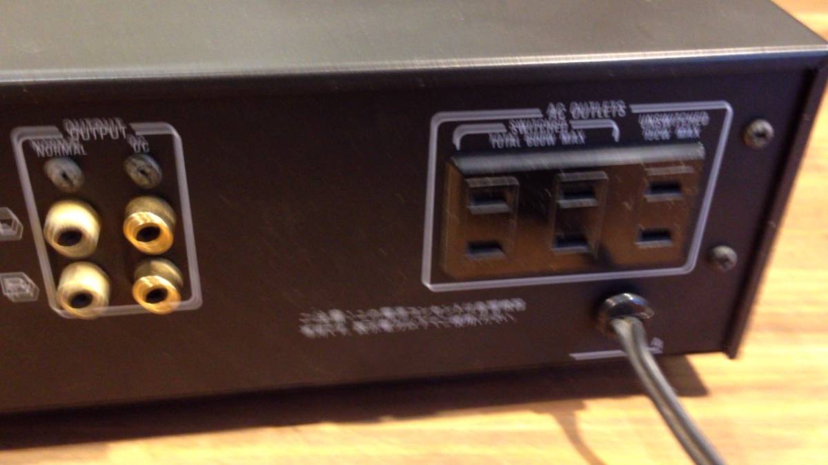 ☆1414☆Technics コントロールプリアンプ SU-A6 テクニクス Technics プリアンプ - チューナー オーディオセット