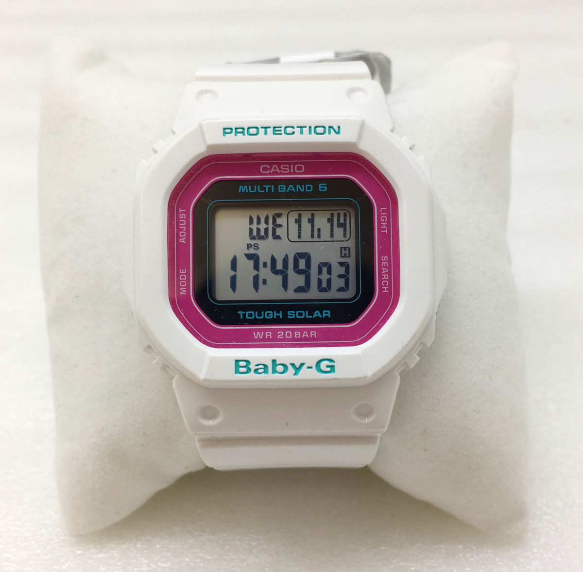 カシオ レディース 腕時計 BABY-G ベビーG baby-g 白 アナデジ