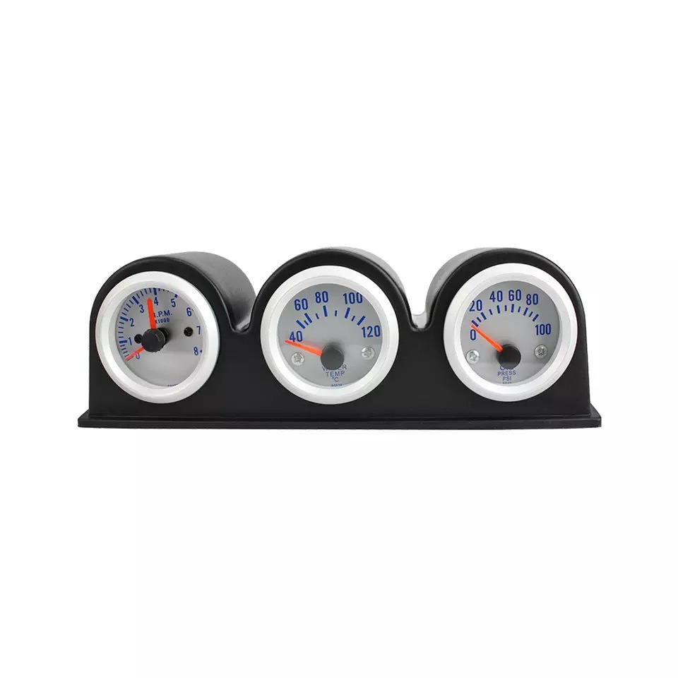 ☆即決☆CNSPEED 3連メーターキット☆タコ(回転)・油圧・油温/水温計