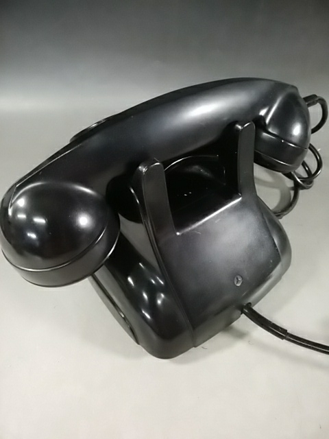 神戸サンユウ製作所 卓上電話機 沖電気 黒電話 まとめ 旧家 蔵出 骨董品 黒電話】昭和レトロ 4号A自動式 卓上電話機 沖電気 アンティーク