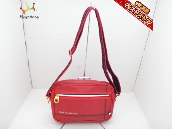 bajac様　② カステルバジャック Castelbajac バッグ ショルダーバッグ レザー