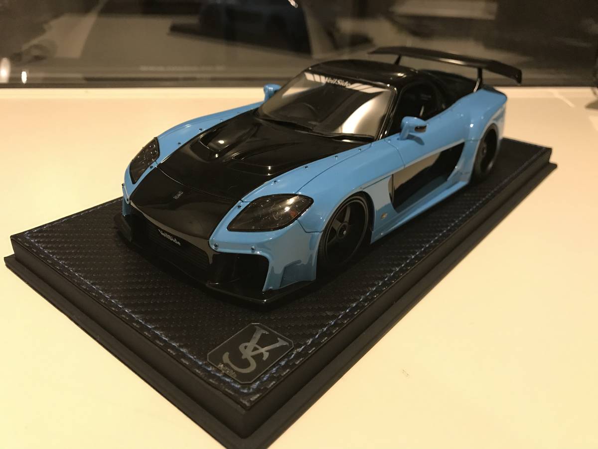 ☆希少 JPホビー PEAKO 1/18 マツダ Veilside Fortune 7 RX-7 ブルー